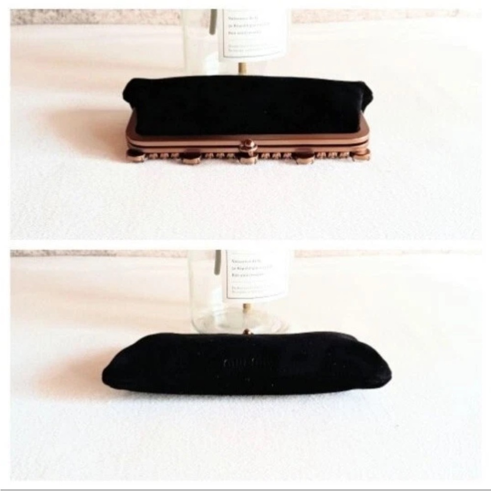 Miu Miu Black Clutch with Crystal Accents - Picture 5 of 9